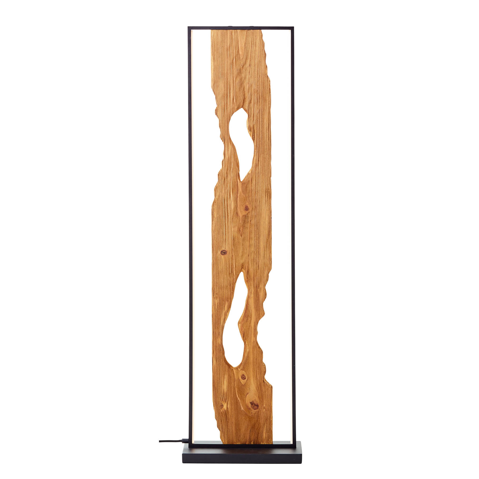 Lámpara de pie LED Chaumont de madera