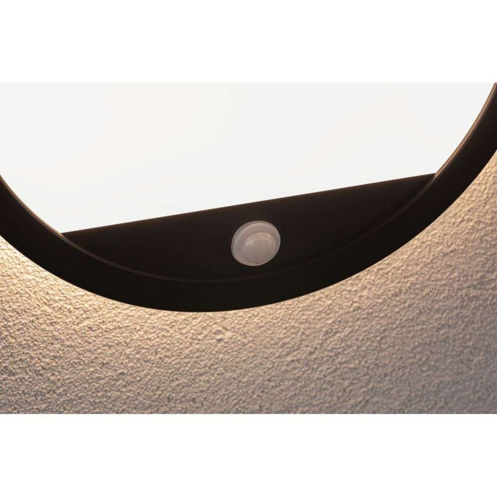 Lamina Utomhus Vägg-/Plafond m/Sensor Round SWR Svart - Paulmann