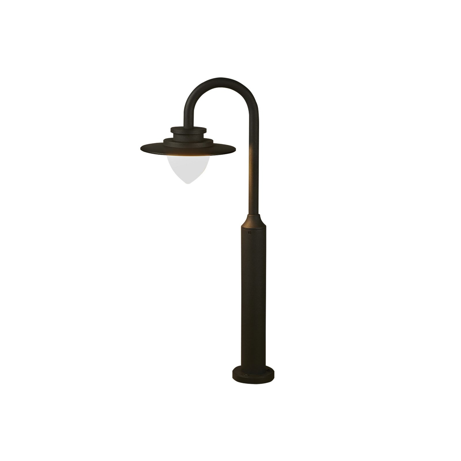 Borne lumineuse LED Texas, IP54, couleur graphite, hauteur 80 cm