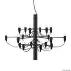 FLOS 2097/18 chandelier LED frosted, black