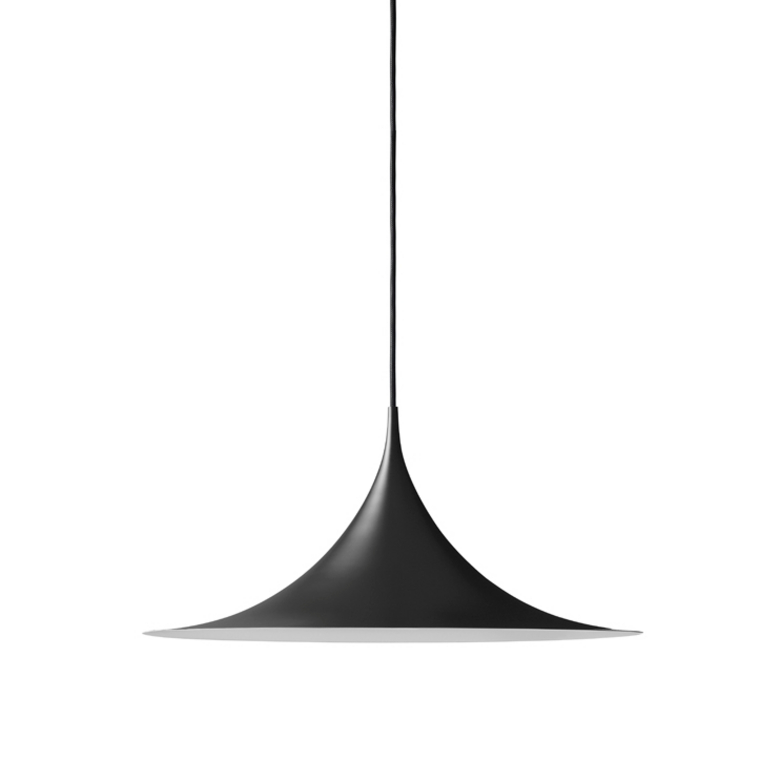 Semi Závěsná Lampa ø60 Matte Black - GUBI