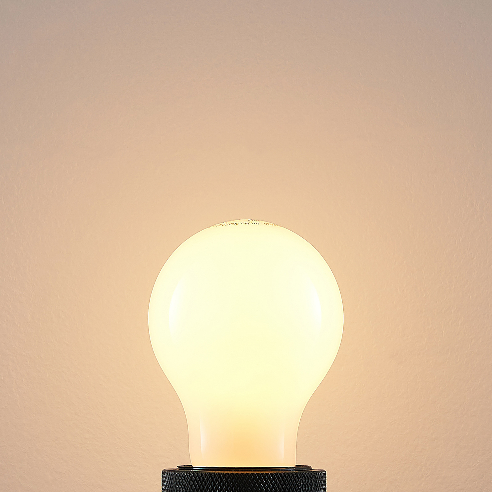 Lampada LED E27 6W 2,700K regulável opala conjunto de 3
