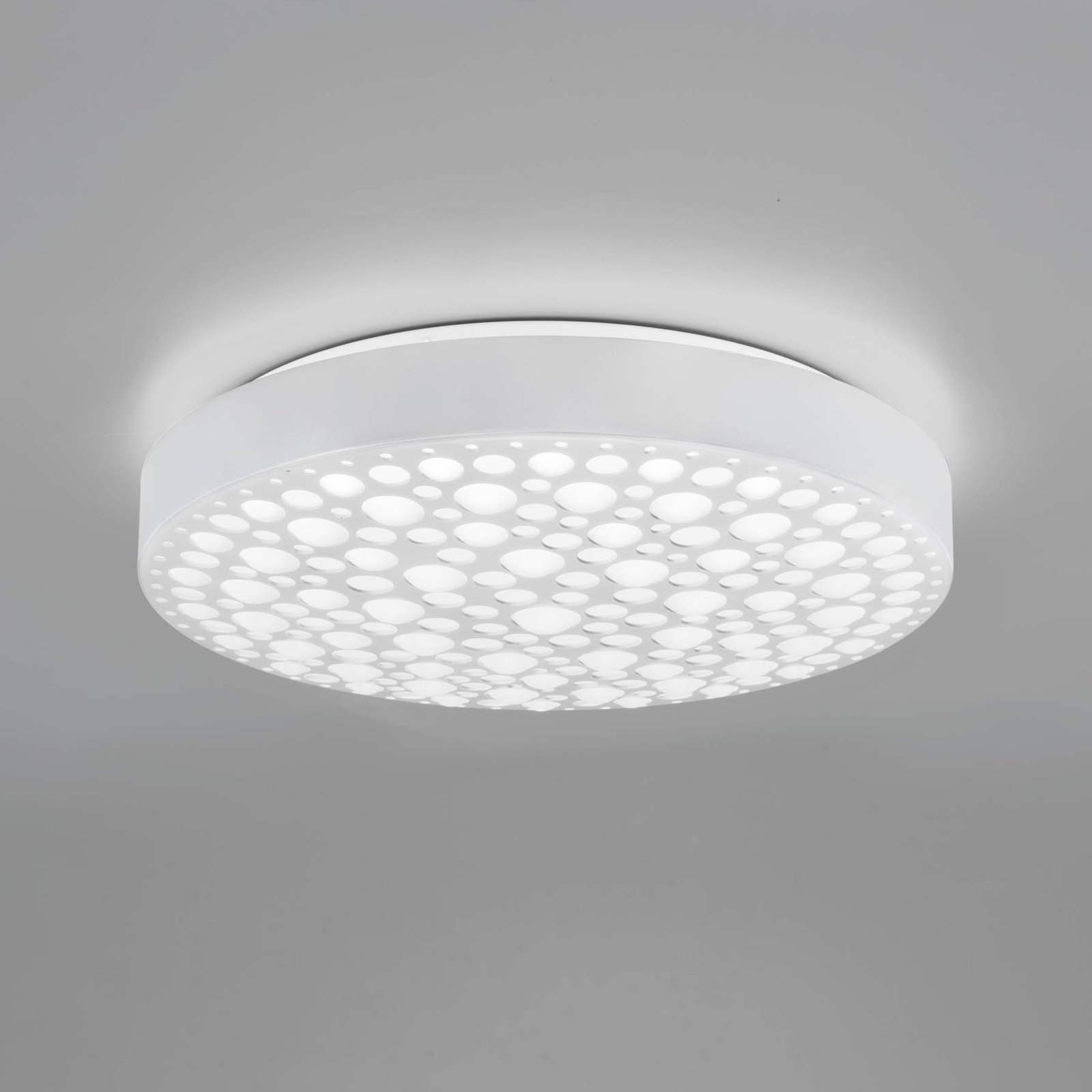 Plafonnier LED Chizu Ø 40,5 cm dimmable RVB blanc