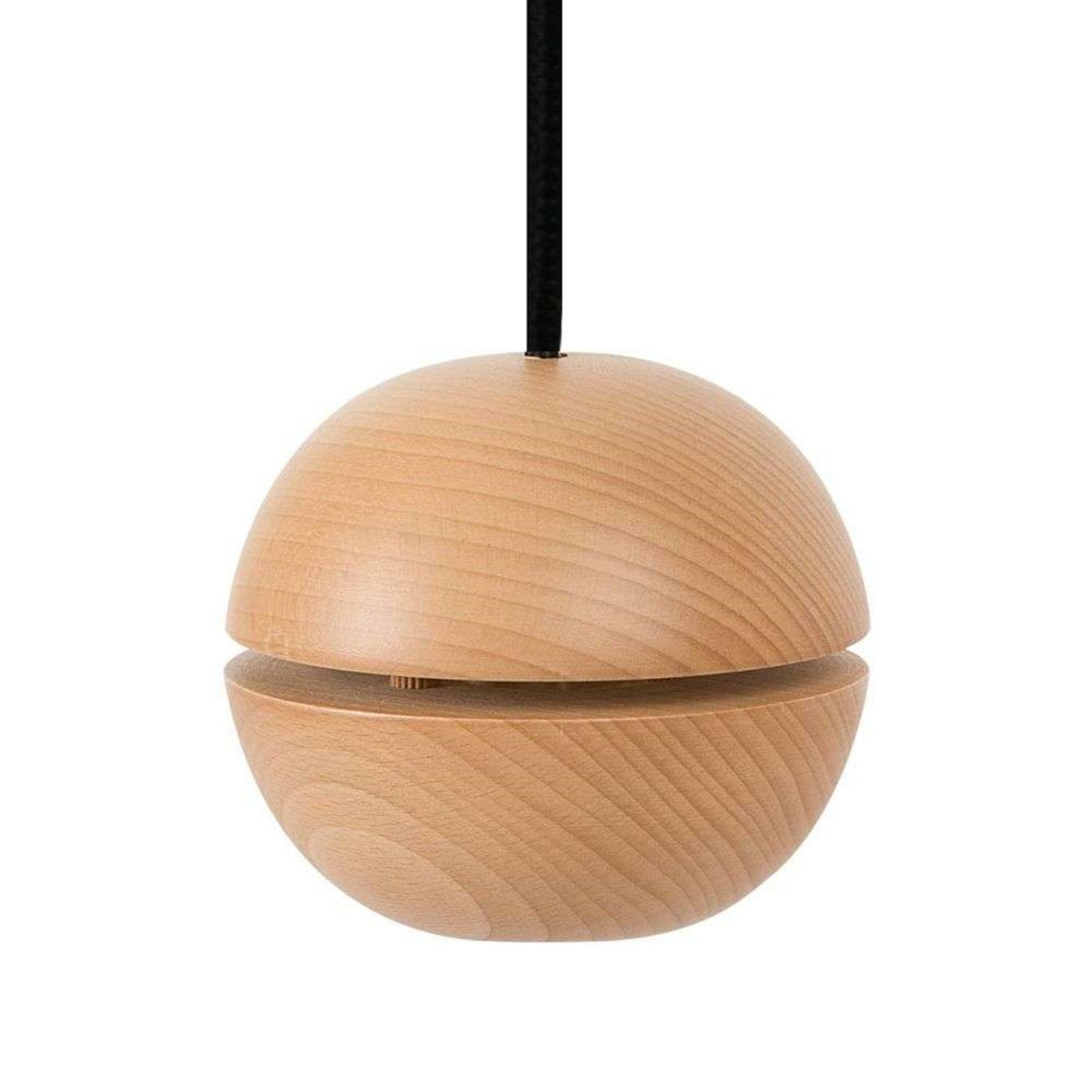 Wooden Balls 6 Lustră Pendul Wood/Black - Envostar