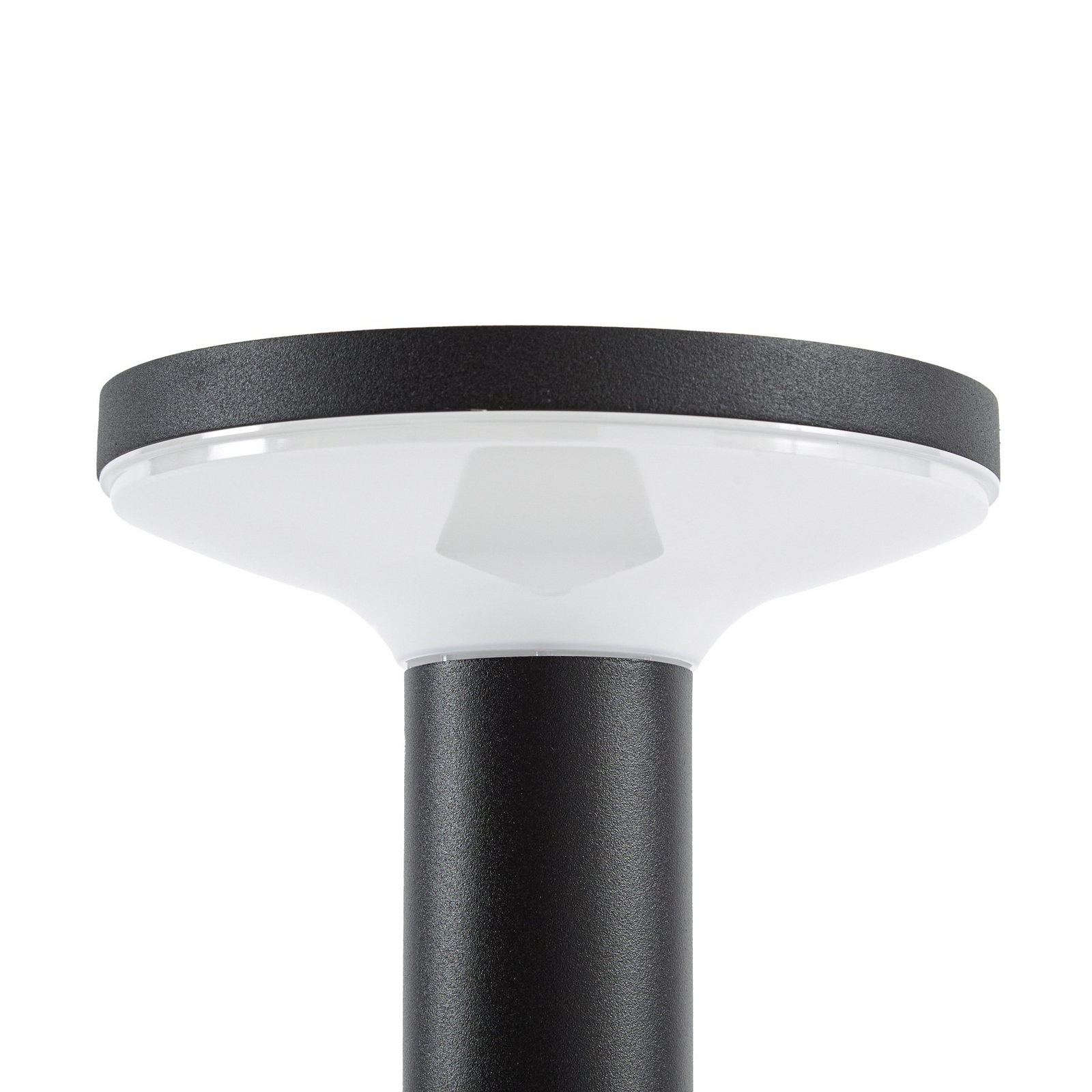PRIOS LED-zonne-energie-plintlamp Kalen, zwart, 50 cm, sensor PRIOS LED-zonne-energie-plintlamp Kalen, zwart, 50 cm, sensor