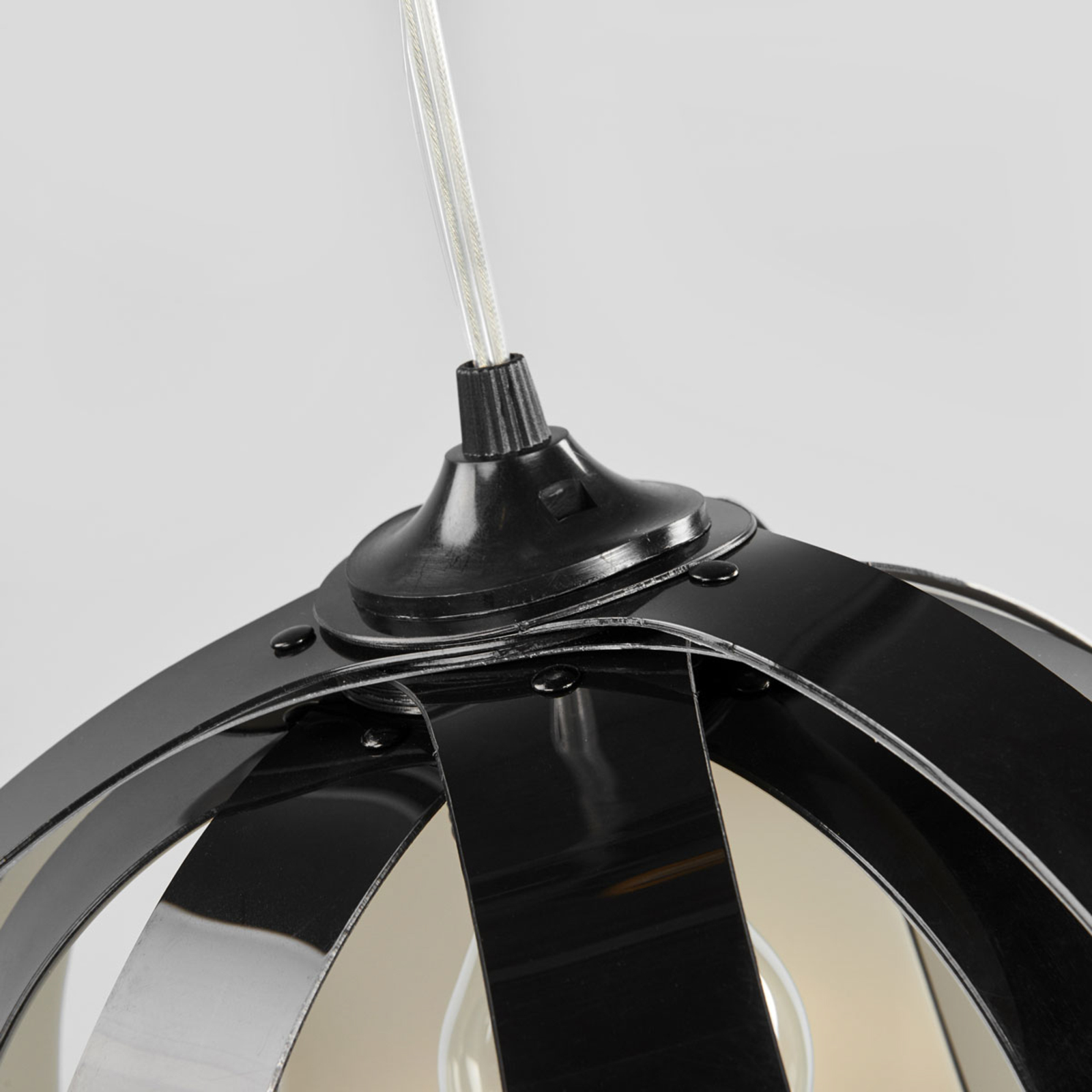 Slamp Goccia di Luce – závesná lampa, čierna