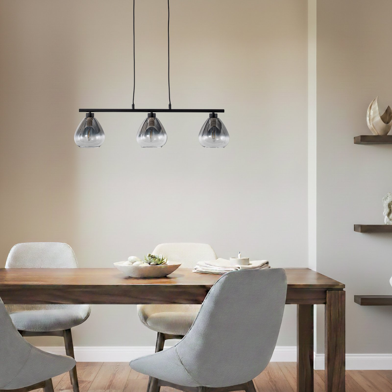 Pendura Pendel Sort/Røg Grå - Lindby Pendura Pendel Sort/Røg Grå - Lindby