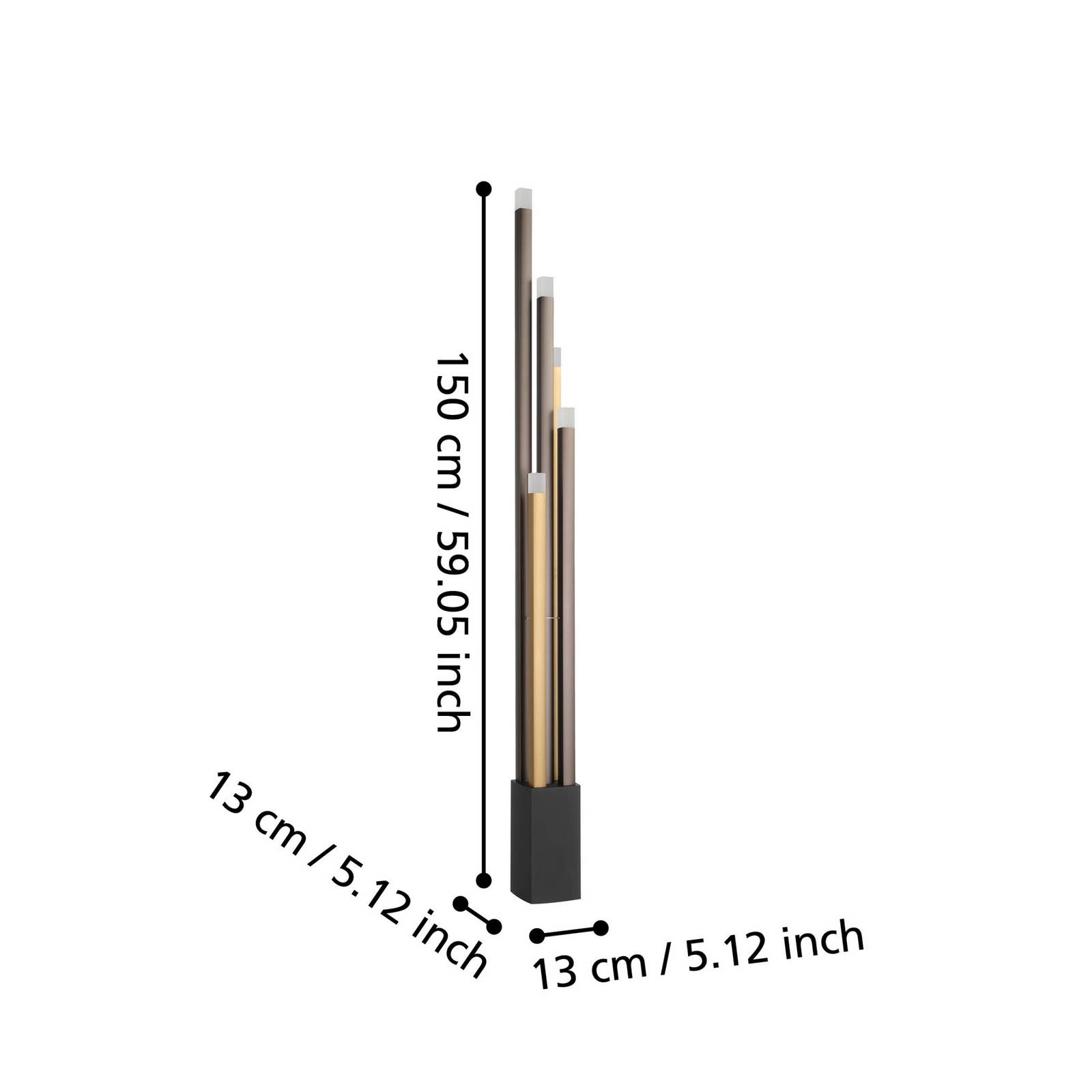 EGLO Stars Of Light LED-Stehleuchte Estanterios, 5-fl. günstig online kaufen