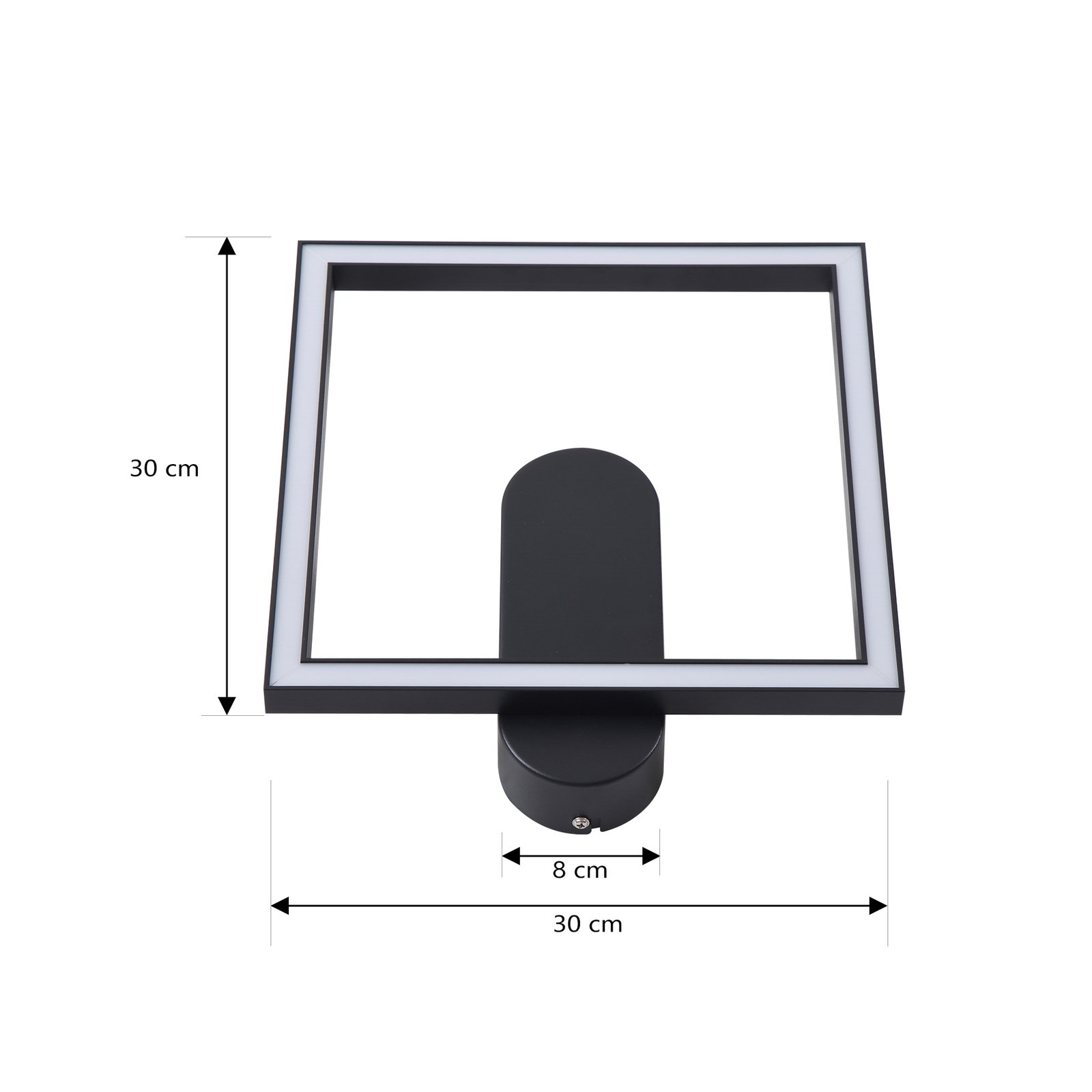 Yulla LED Deckenleuchte Schwarz - Lindby