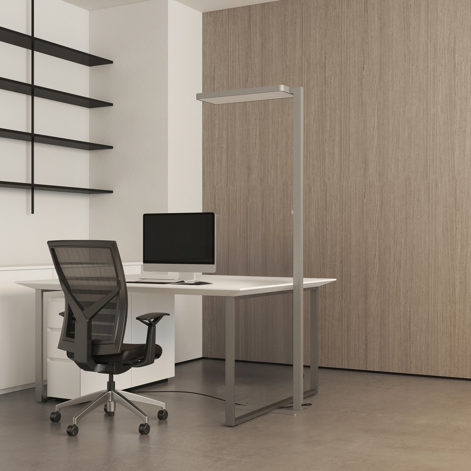 Timon LED Lampadaire Argent - Arcchio