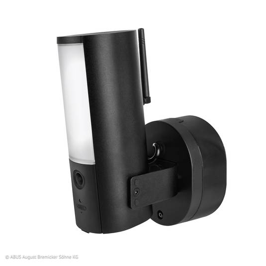 ABUS Smart WLAN outdoor light camera IP66 black Lights.co.uk