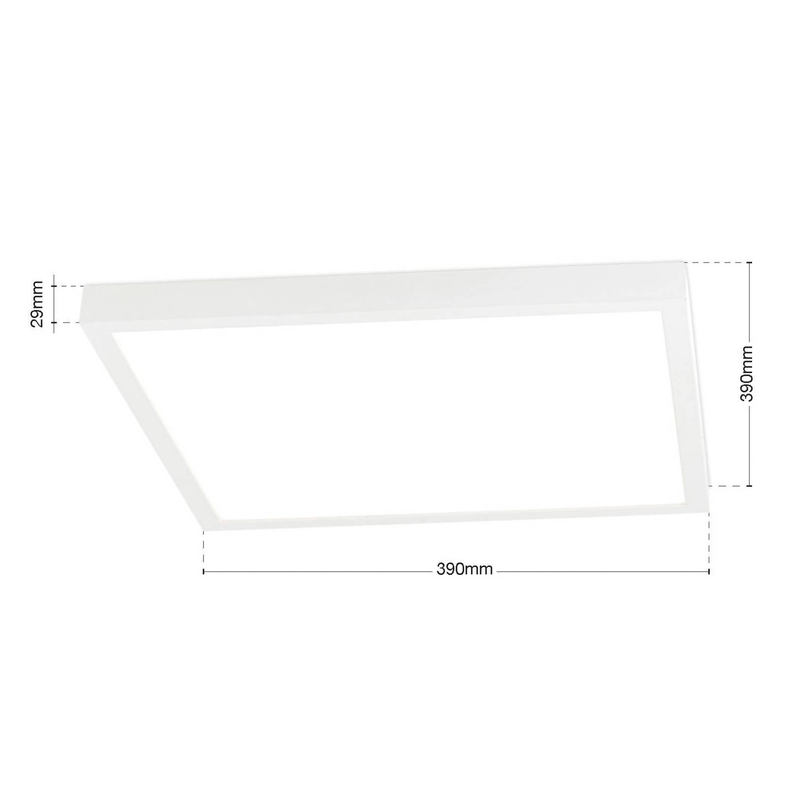 LED-Deckenlampe Disc, weiß Länge 40 cm CCT Metall/Kunststoff günstig online kaufen