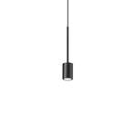 Ideal Lux suspension LED Archimede Cilindro noir métal
