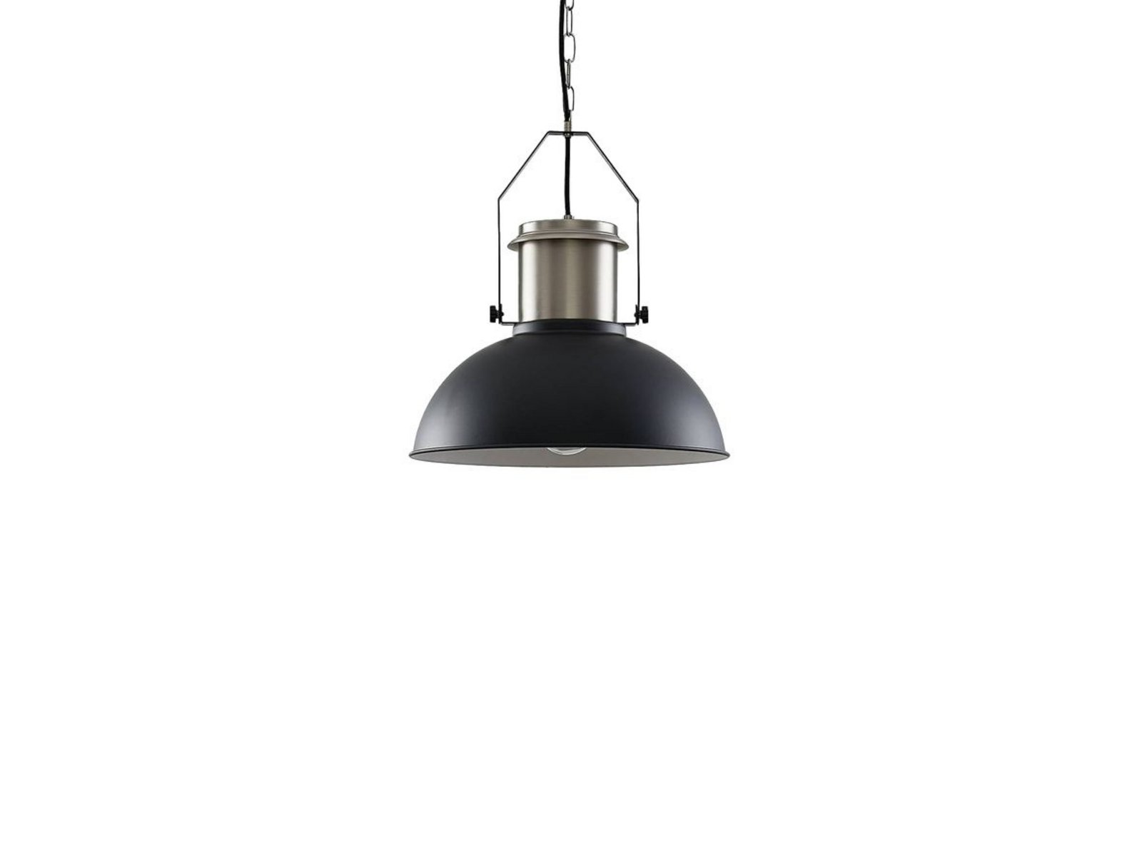 Freitjof Závěsná Lampa Black/Nickel - Lindby