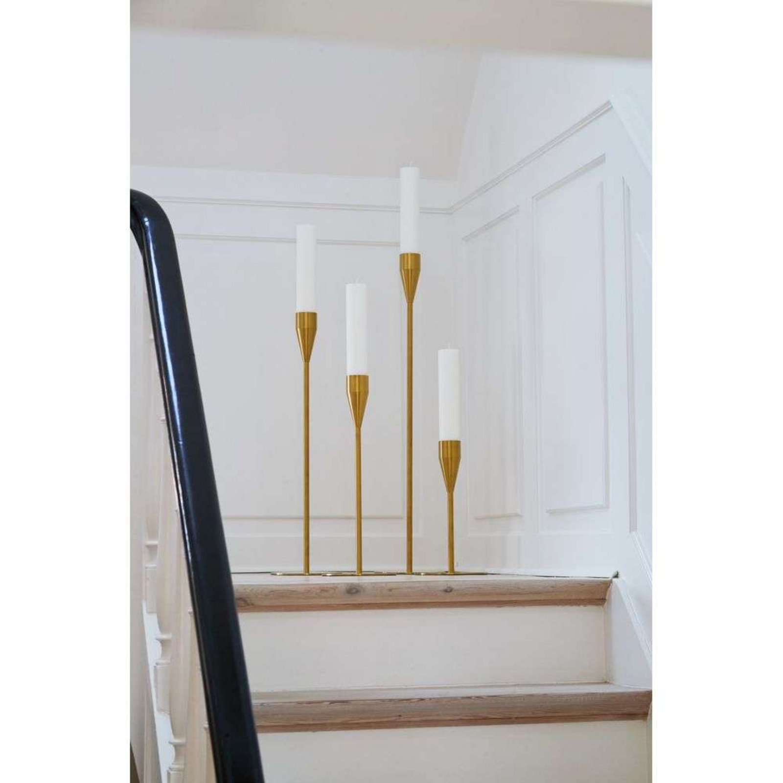 Mars Maxi Candle Holder H32 Brass - Piet Hein