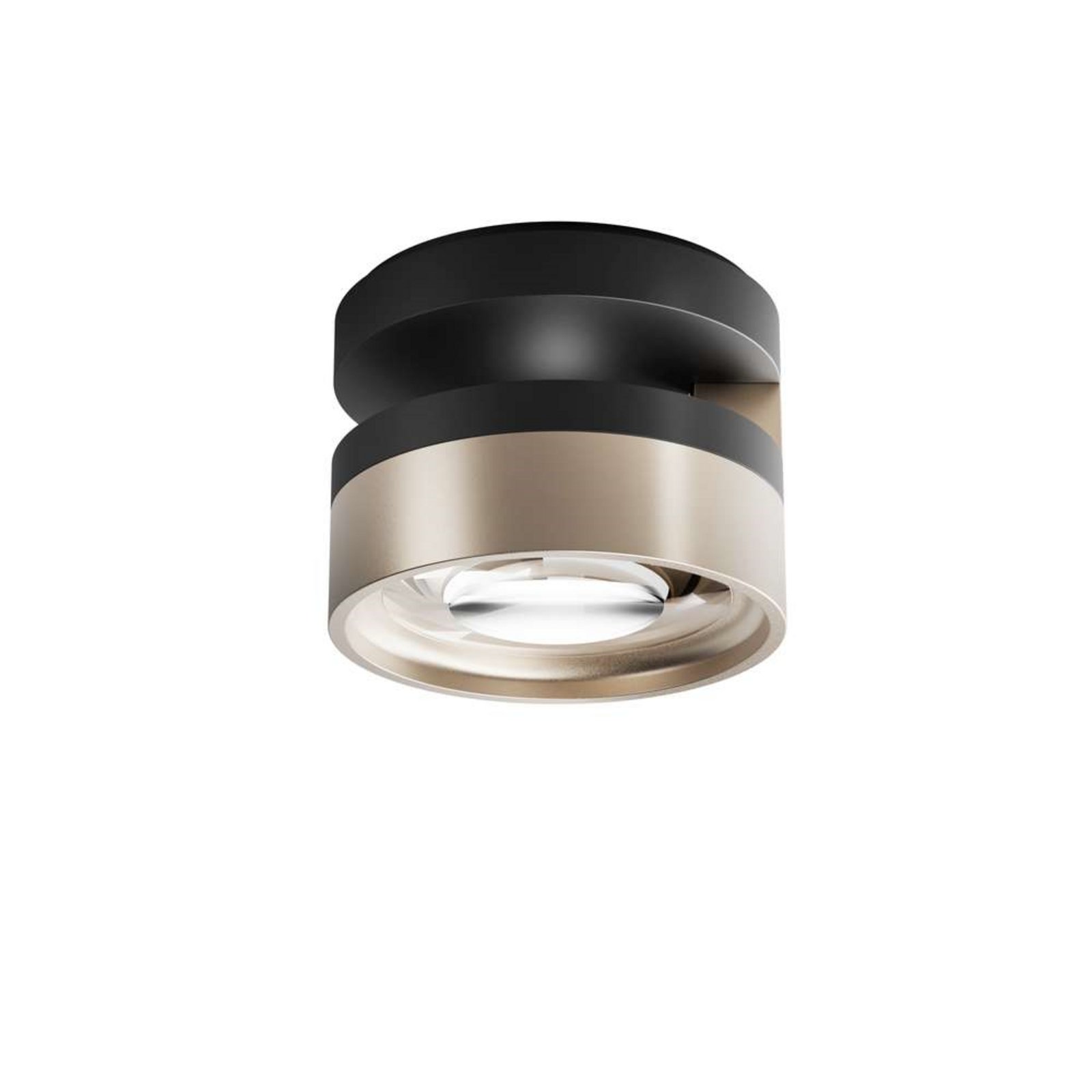 Blade C1+ Slim Plafond Matt Black/Silver Gold - Light-Point