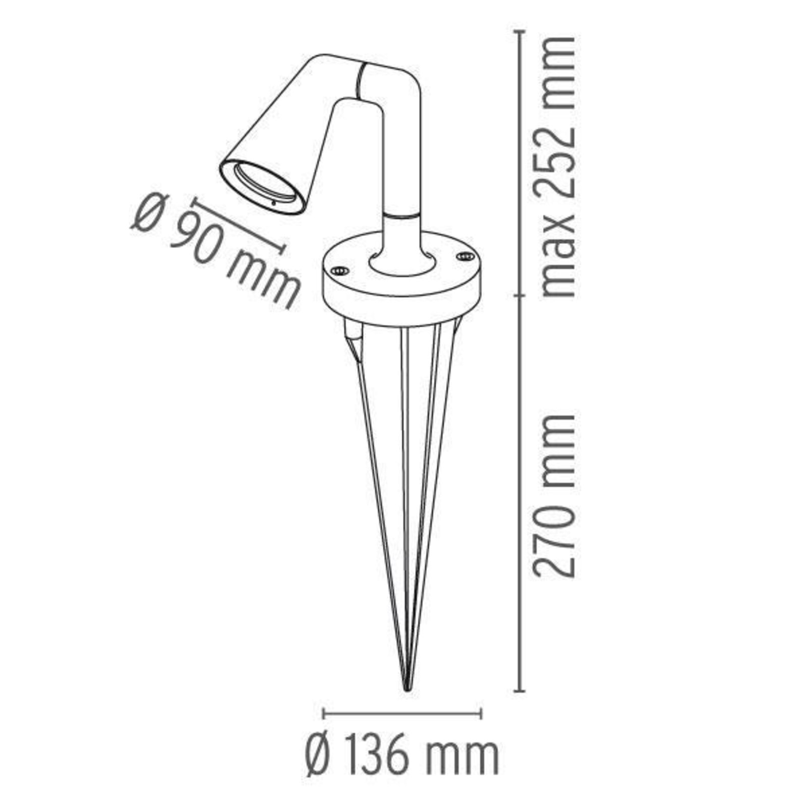 Belvedere Spot F1 Pick Lampadare Exterior 28° - Flos