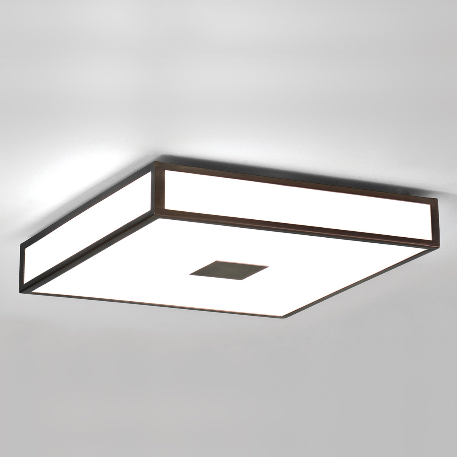 Astro Mashiko Deckenleuchte, Glas, IP44, bronze