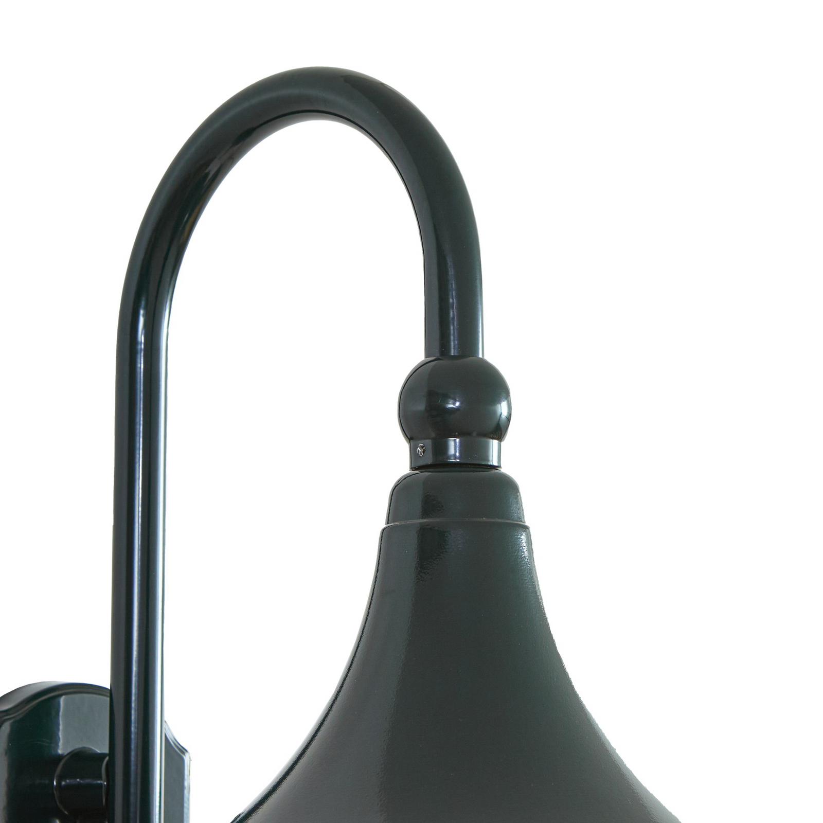 Lindby Candeeiro de parede exterior Daphne, verde, metal, E27, IP44