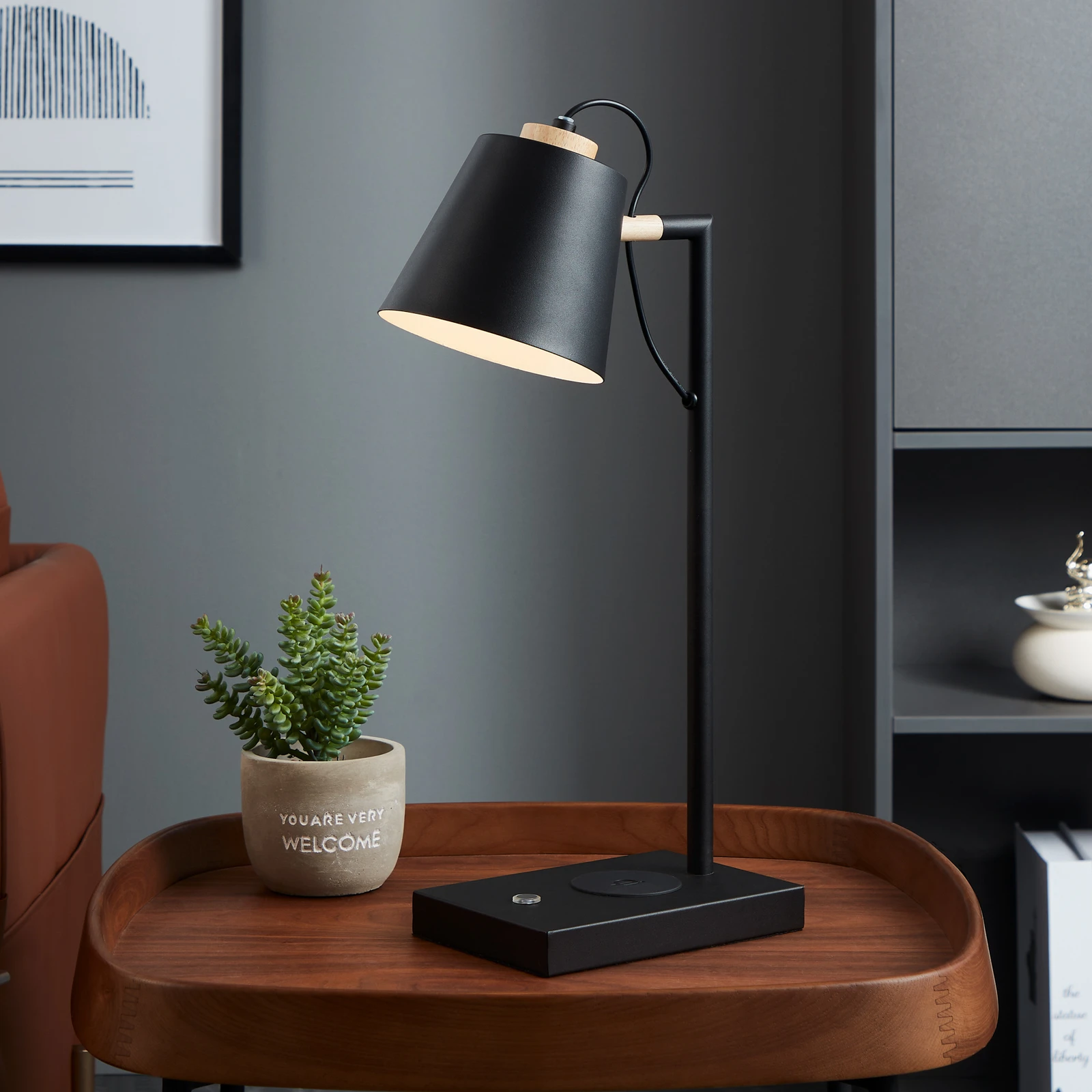 Lampada Da Tavolo Eglo Kids Blu Satinato - Illuminazione LED Per Cameretta