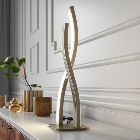 Lucande Mairia LED-bordlampe, dimbar