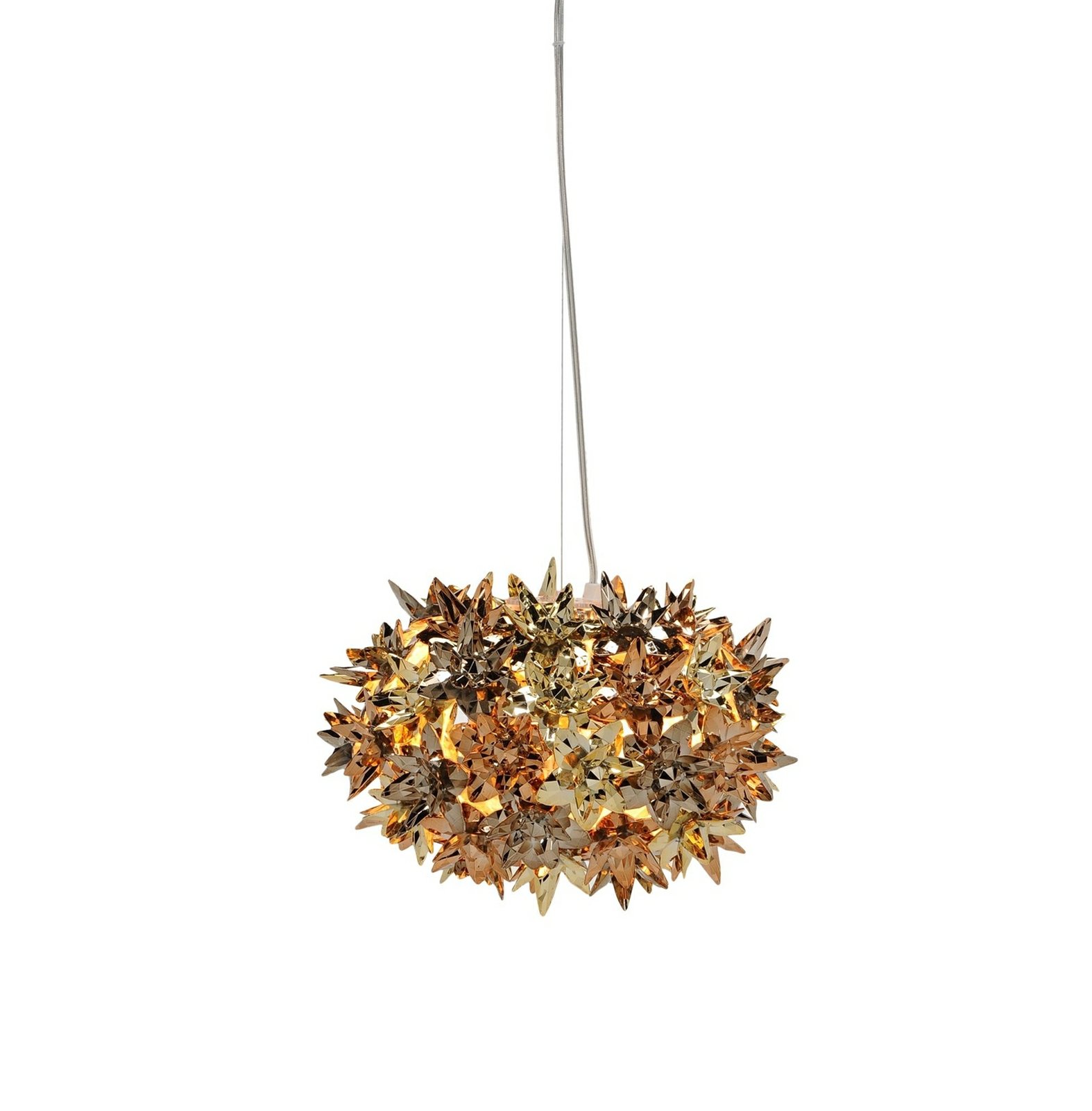 Bloom Lampada a Sospensione S2 Oro/Ottone/Rame - Kartell