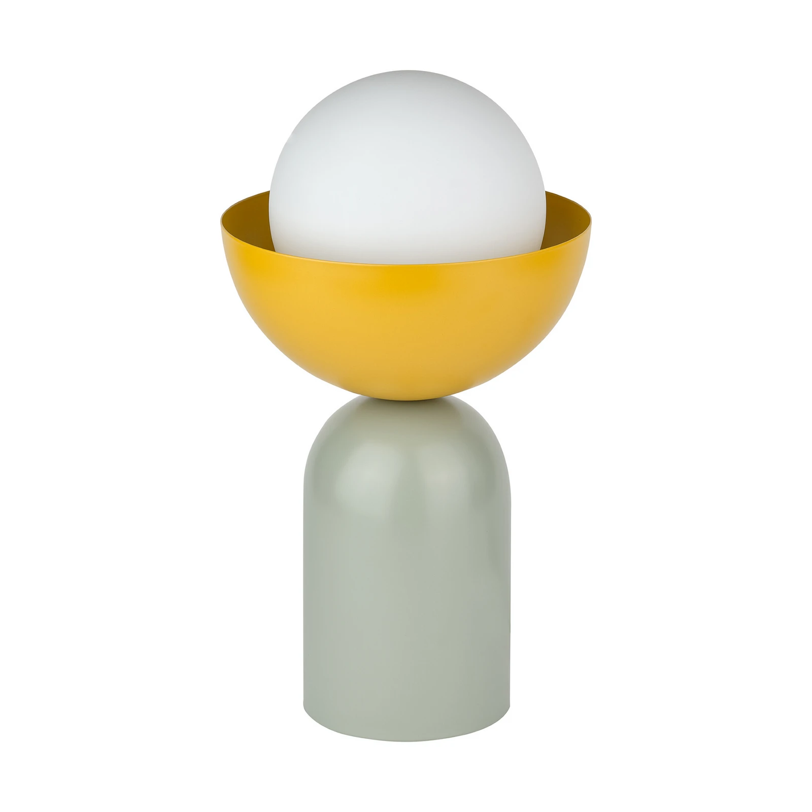 OSRAM galda lampa Decor Bowl, zaļa/dzeltena, tērauds, E14