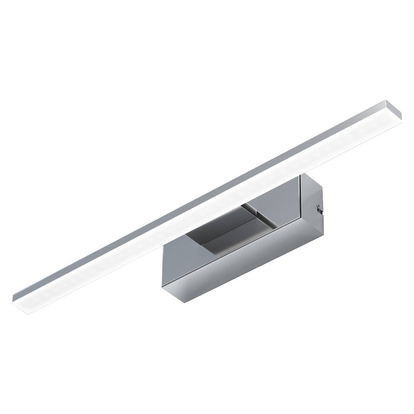 Euluna LED-seinävalaisin Miroir 40 cm kromi 4 000 K - moderni lamppu Kylpyhuone kromi, huurteenvalkoinen