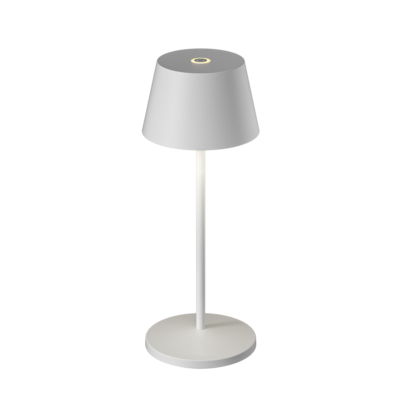 LOOM DESIGN LED dobíjecí stolní lampa Modi Micro, IP65, bílá