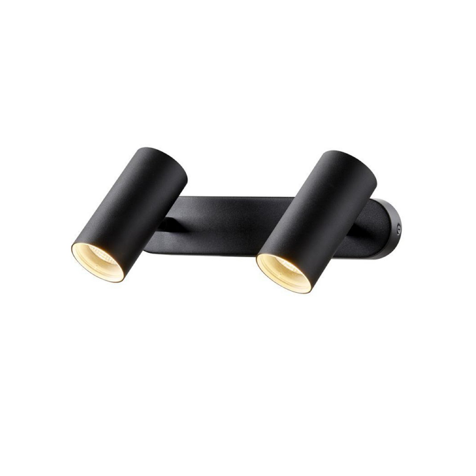 SLV LED ceiling spotlight Noblo, black, 2,700 K, length 24 cm