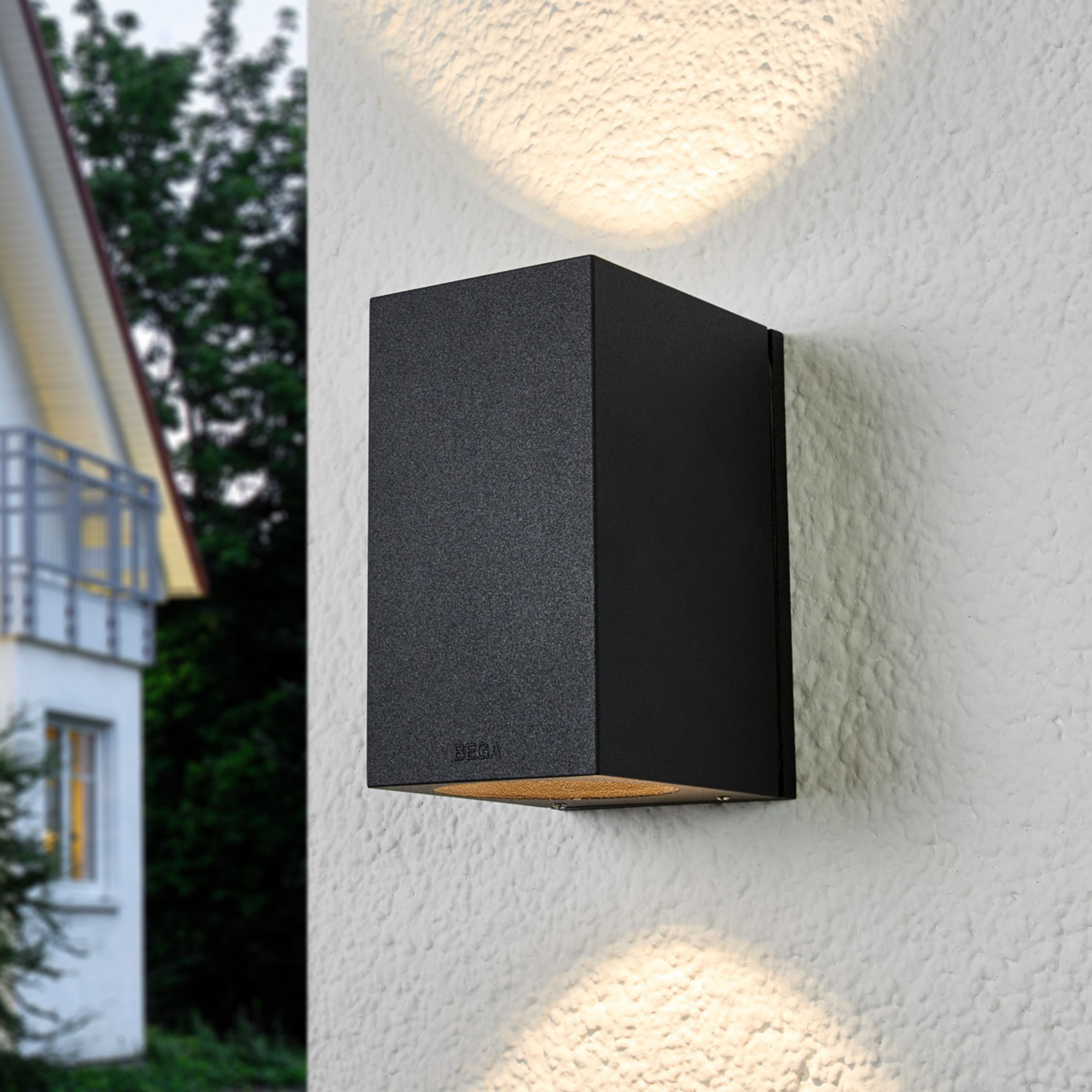 BEGA 33590K3 Außenwandlampe grafit 3.000K up/down