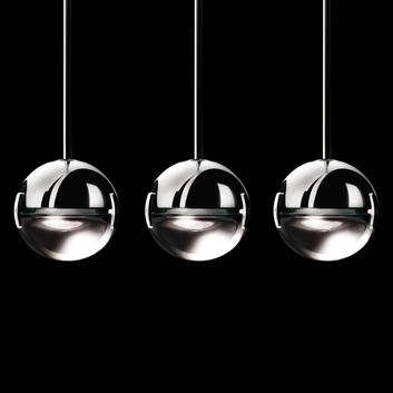 Suspension LED design Convivio, 3 lampes