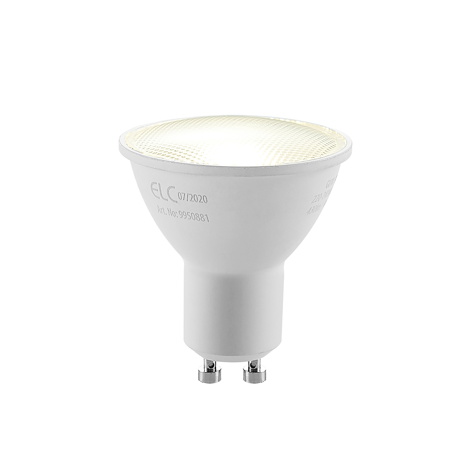 ELC réflecteur LED GU10 5 W lot de 10 4 000K 120°