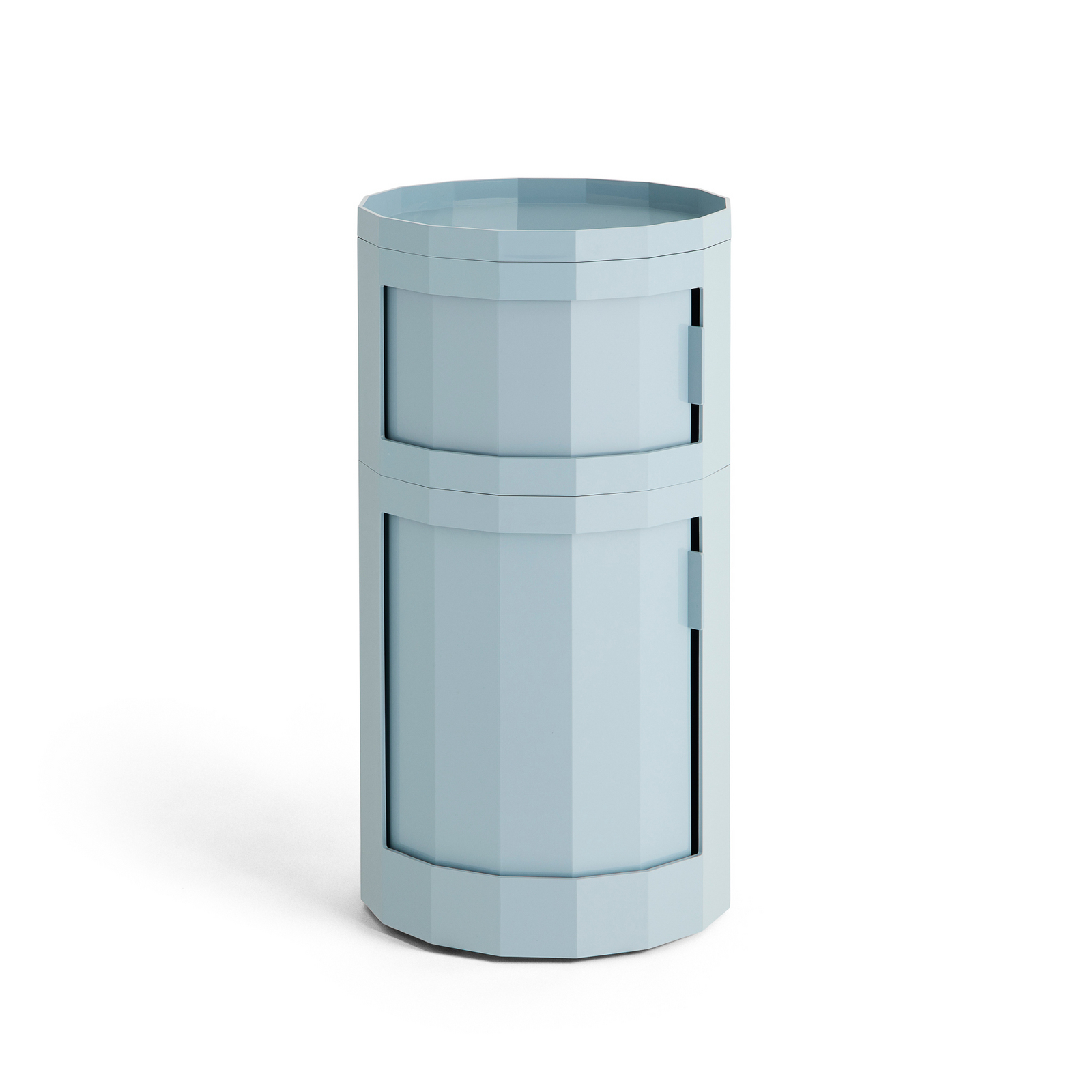 Facet Cabinet 110 sidobord, blå, ABS - HAY