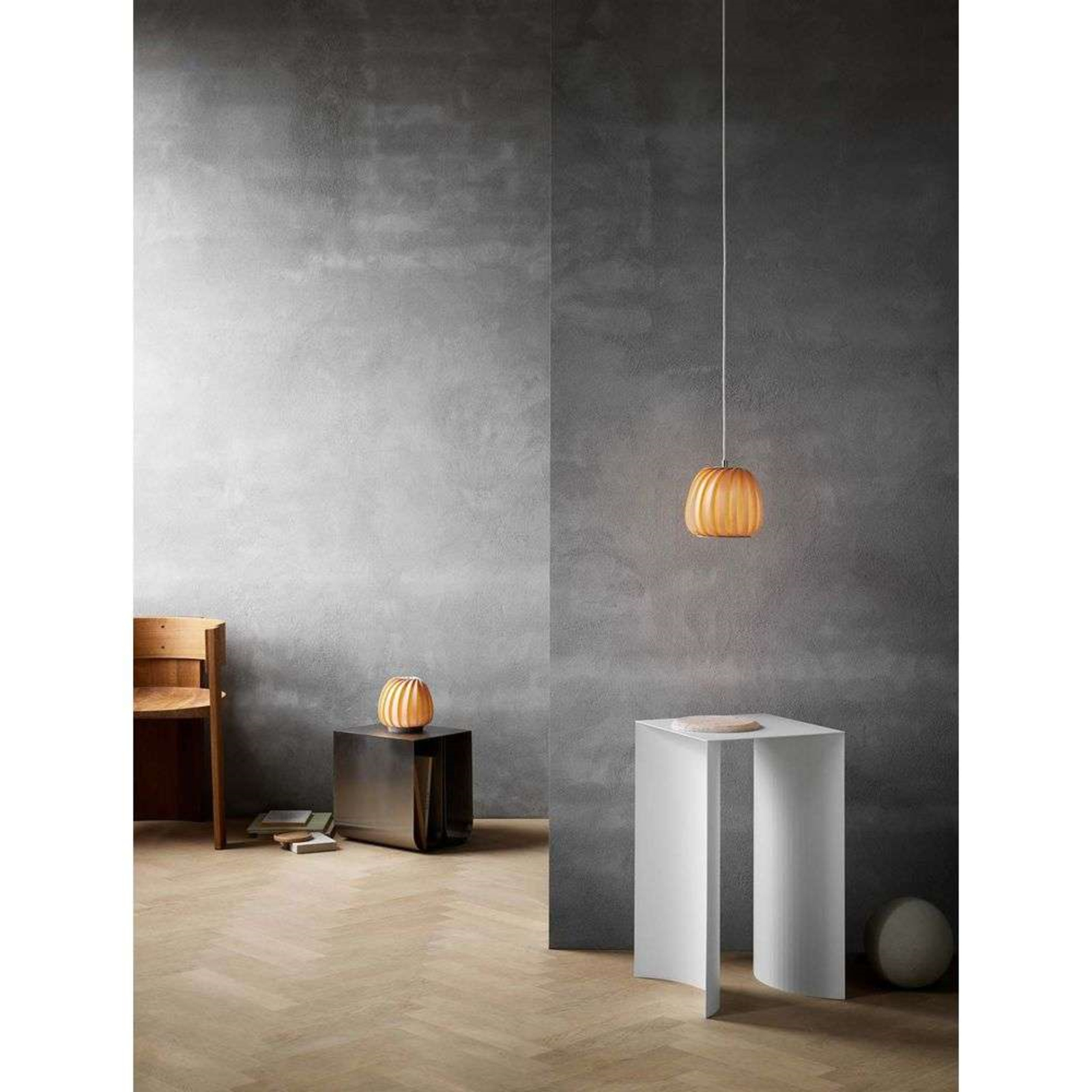 Lampada a sospensione Tom Rossau ST906 Mini, betulla, 17 cm, legno, E27