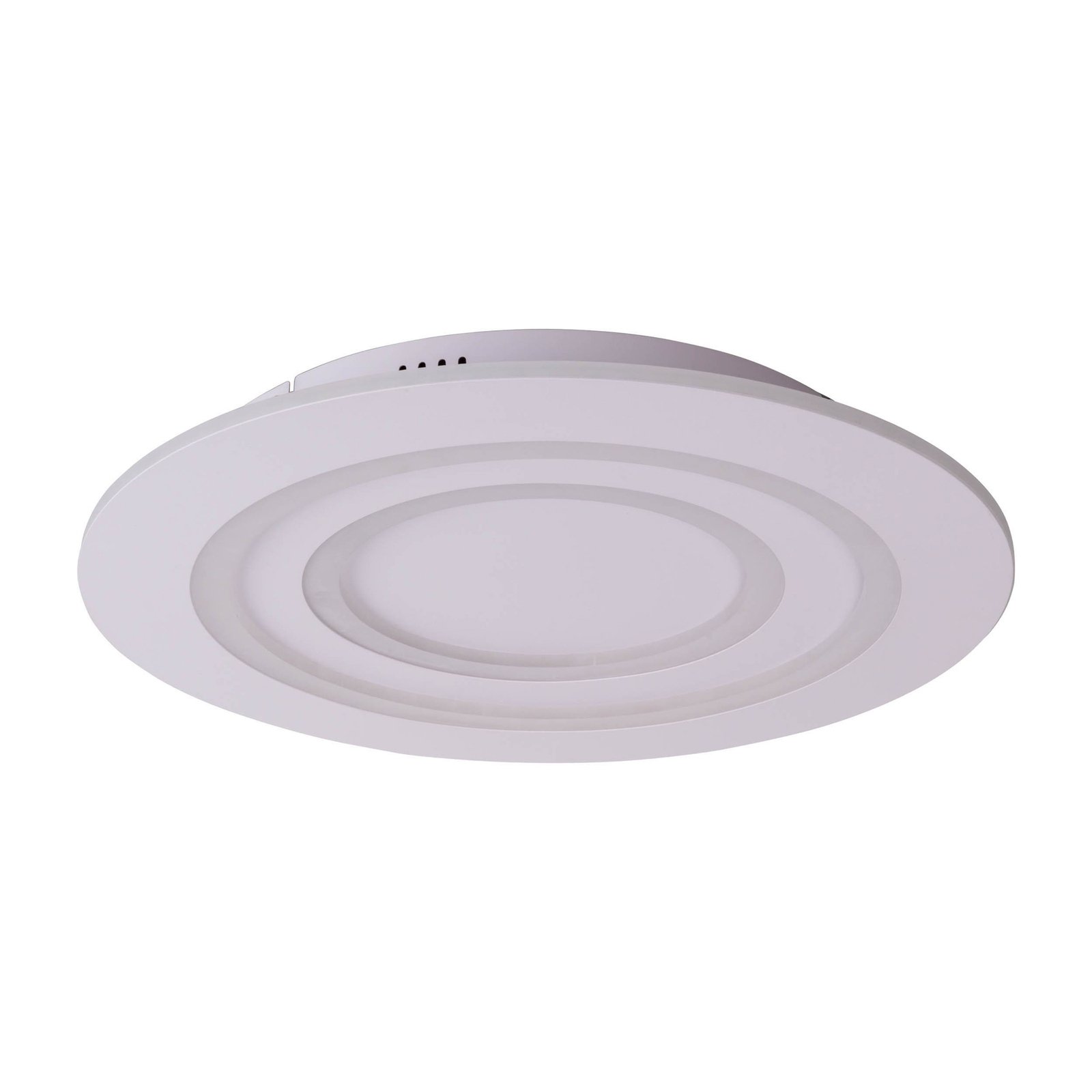 Plafonnier LED Mirel, blanc, métal Ø 50 cm RVB CCT télécommande