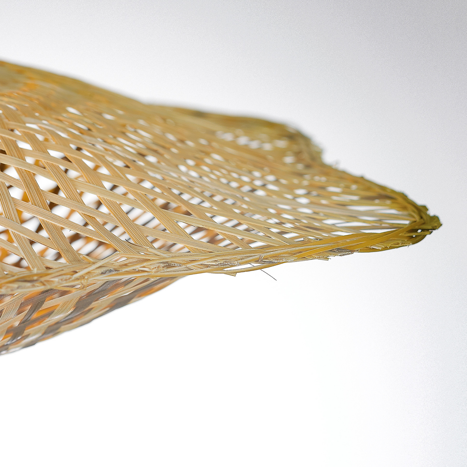 GOOD & MOJO Candeeiro suspenso Madura, Ø 44 cm, natural/castanho, bambu