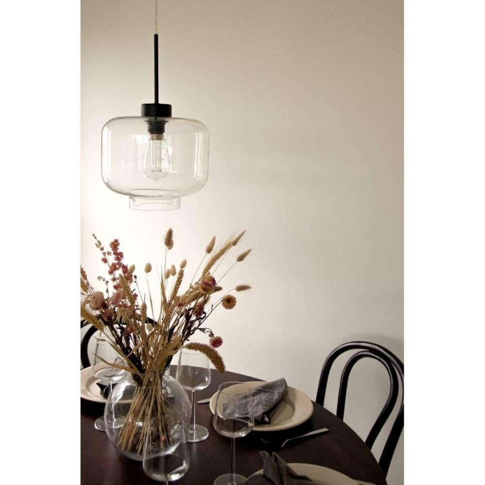 Ritz Taklampa Transparent Globen Lighting - Vardagsrum - Glas