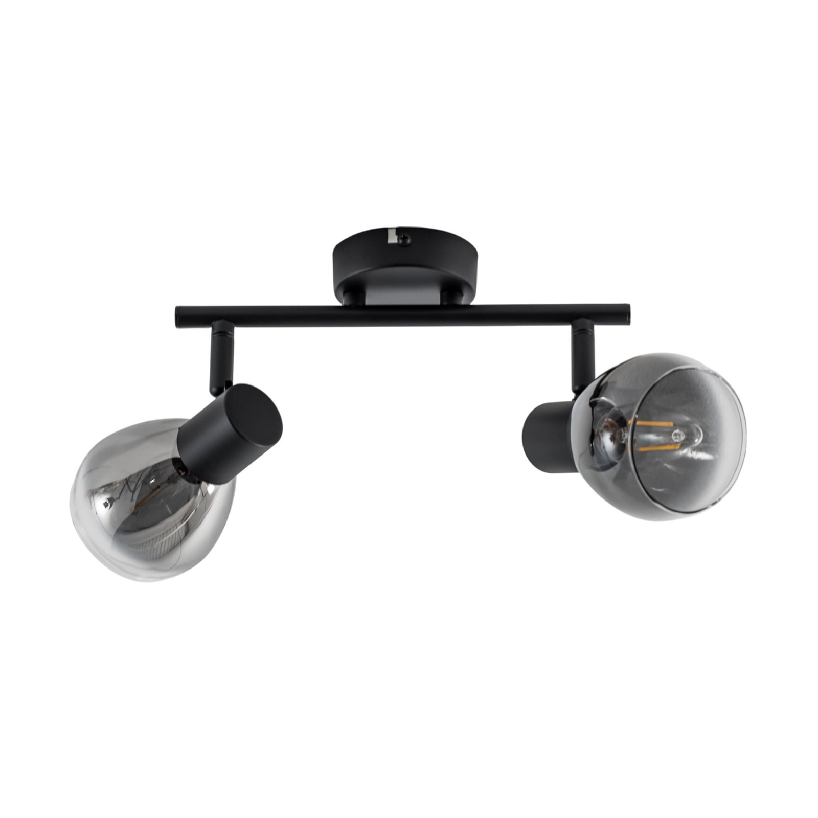 Pendura 2 Stropna Lampa Crna/Dim Siva - Lindby