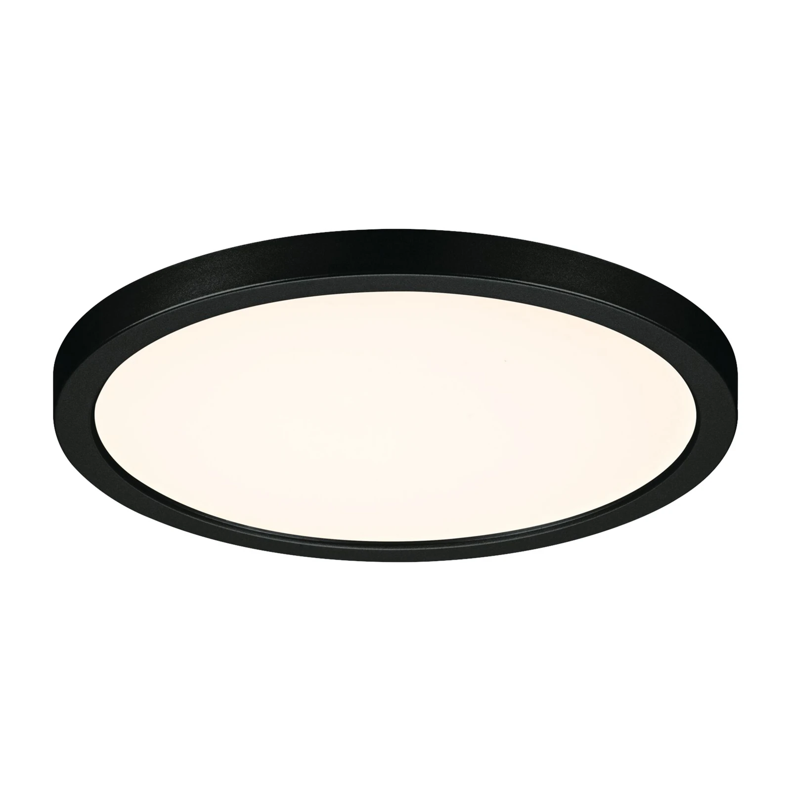 Paulmann Areo Panneau LED rond noir 3000K Ø17,5cm