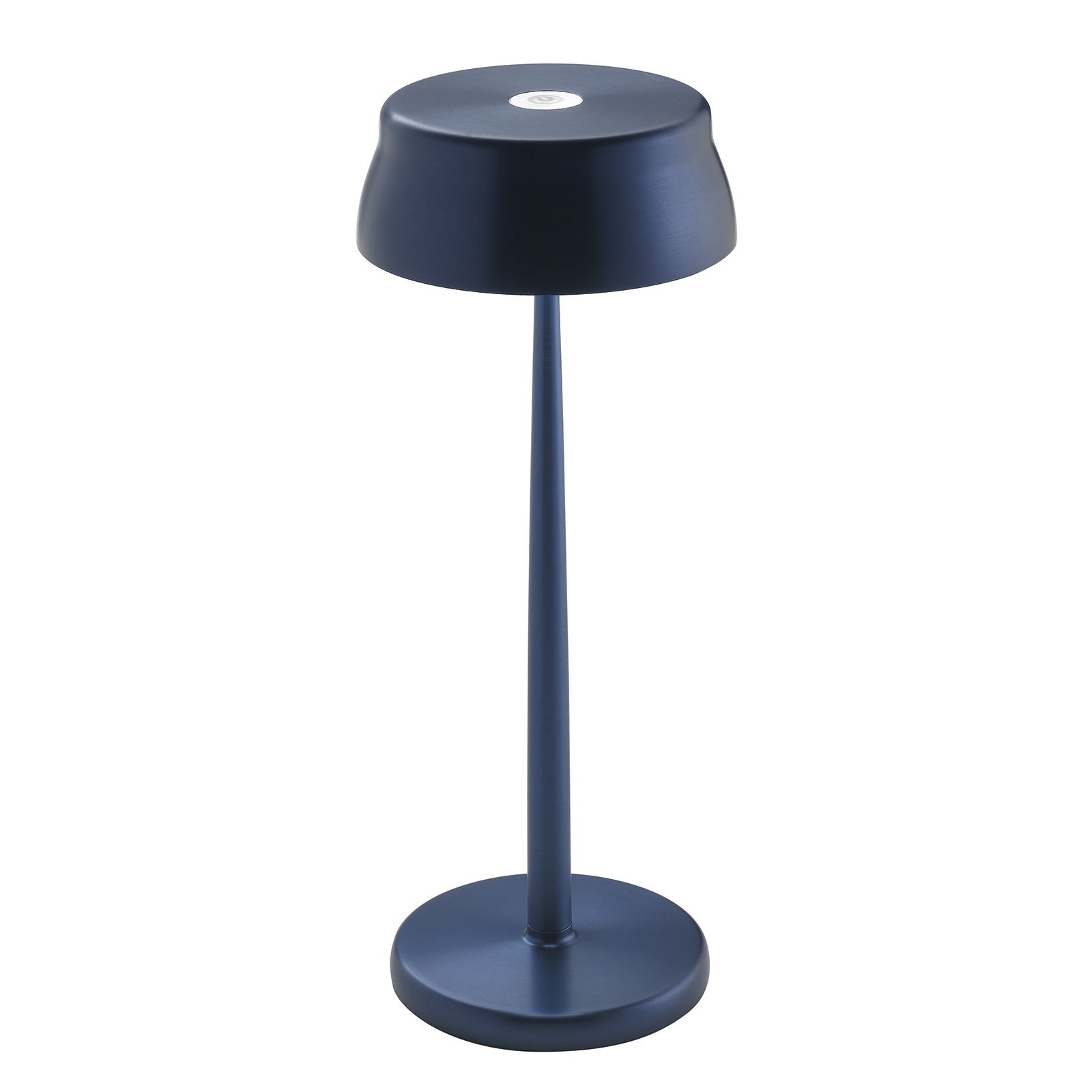 Zafferano Sister Light LED galda lampa ar uzlādējamu akumulatoru, zila