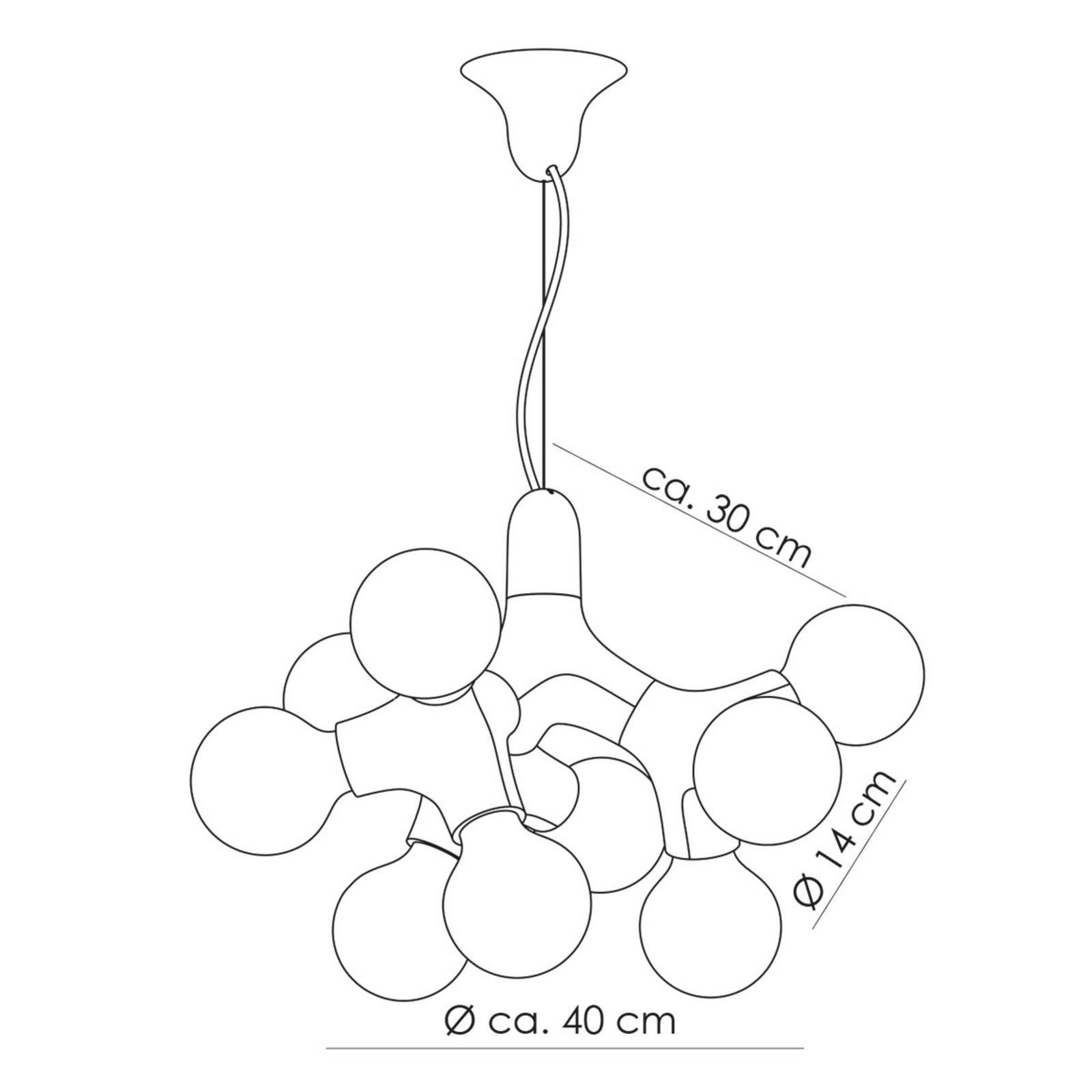 next DNA Chandelier - Designer-Kronleuchter
