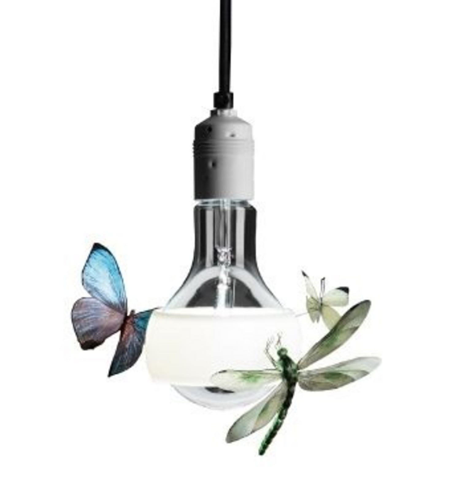 Johnny B. Butterfly Pendel 420cm White Ingo Maurer - Stue - Glas