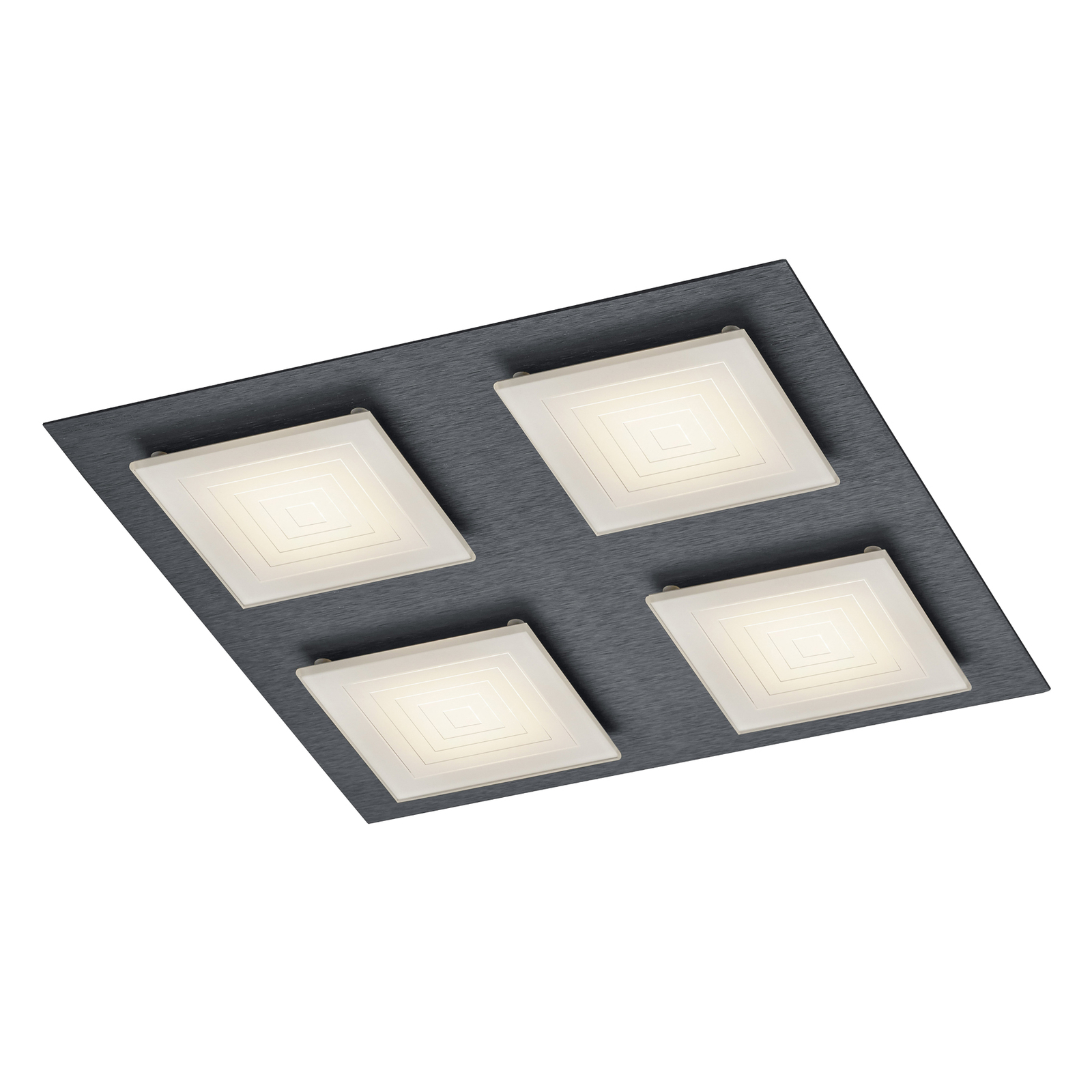 BANKAMP Ino LED-taklampe med 4 lys, 4-lamper