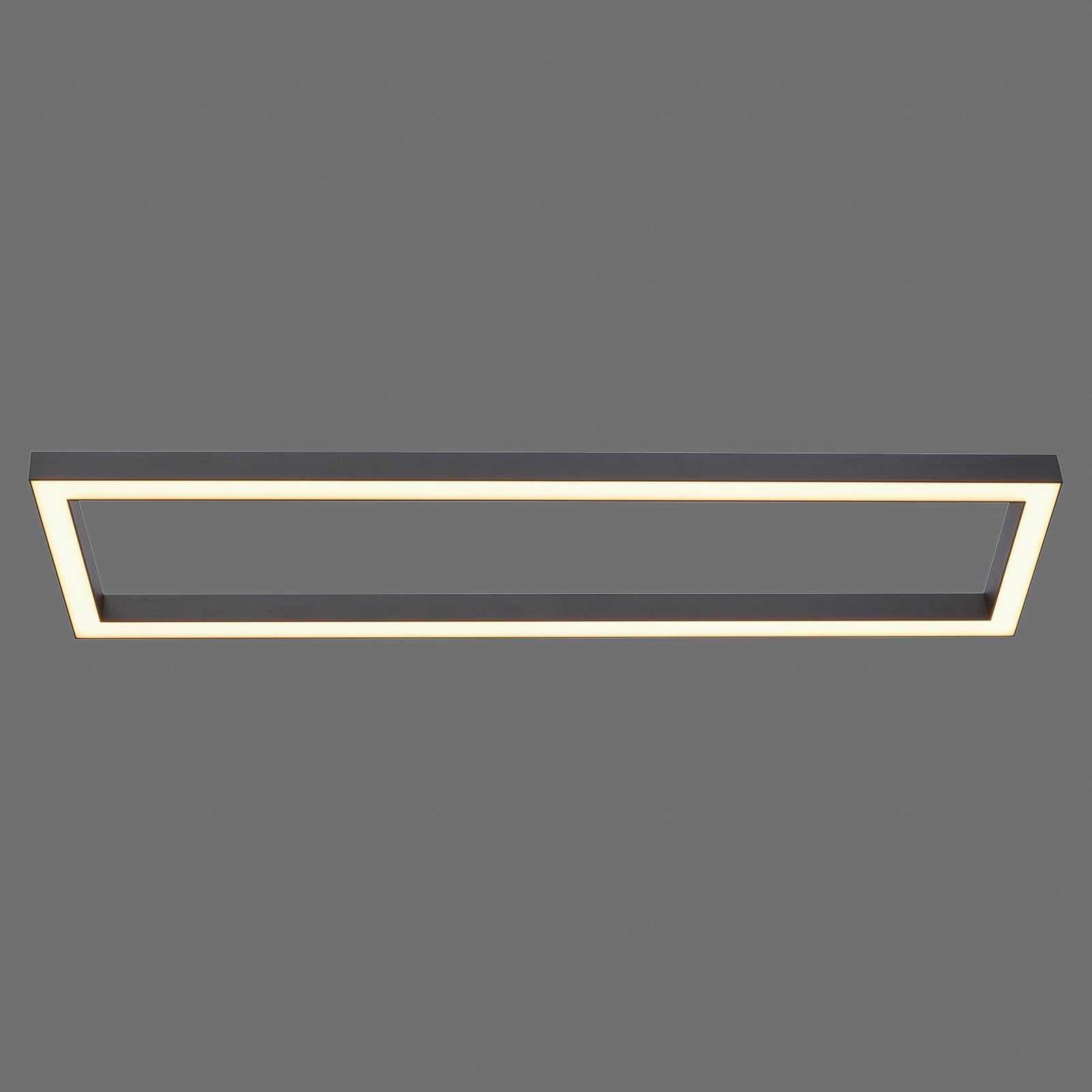 Lines Square LED-Deckenlampe, 110cm, graphite, Remote - PURE Lines Square LED-Deckenlampe, 110cm, graphite, Remote - PURE