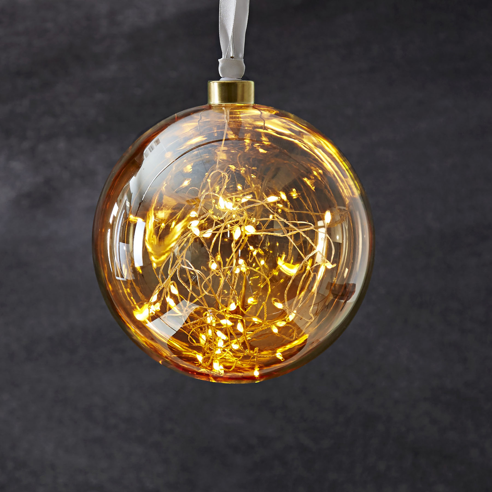 LED-Dekokugel Glow aus Glas, Ø 15 cm