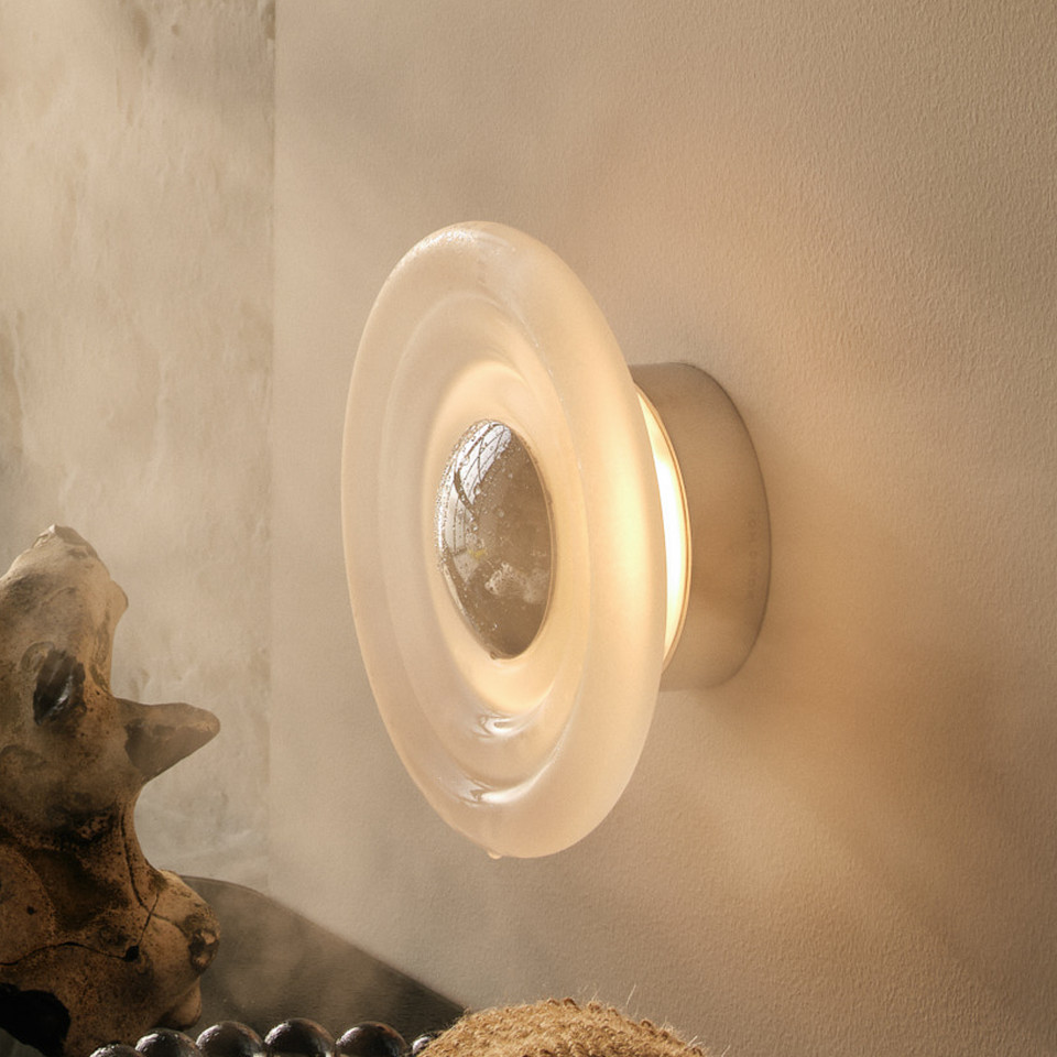 Tom Dixon Press Sphere Mini LED-vägglampa, vit från Tom Dixon