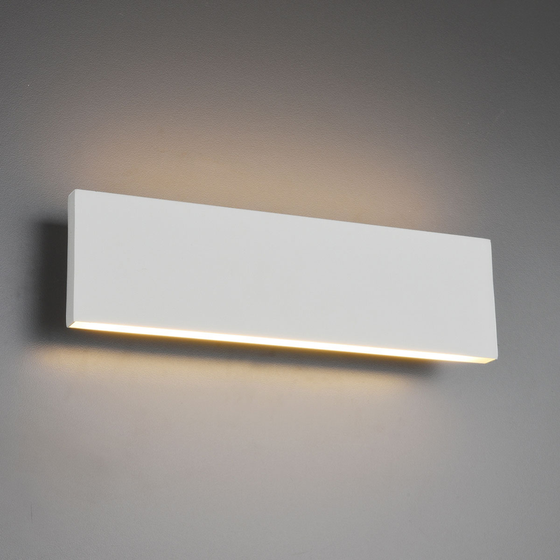 Trio Lighting Concha LED wall light 28 cm, white, for Living / Dining Room, metal, acrylic, 6 W, energy efficiency: A+, W: 28 cm, H: 8 cm