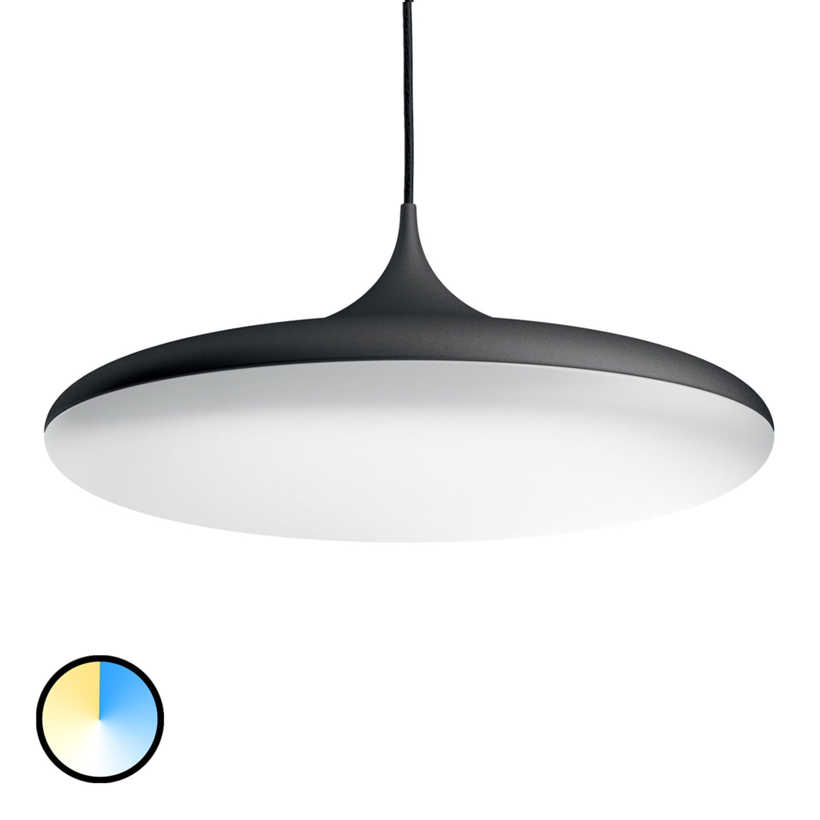 Philips Hue White Ambiance Cher hanging lamp black