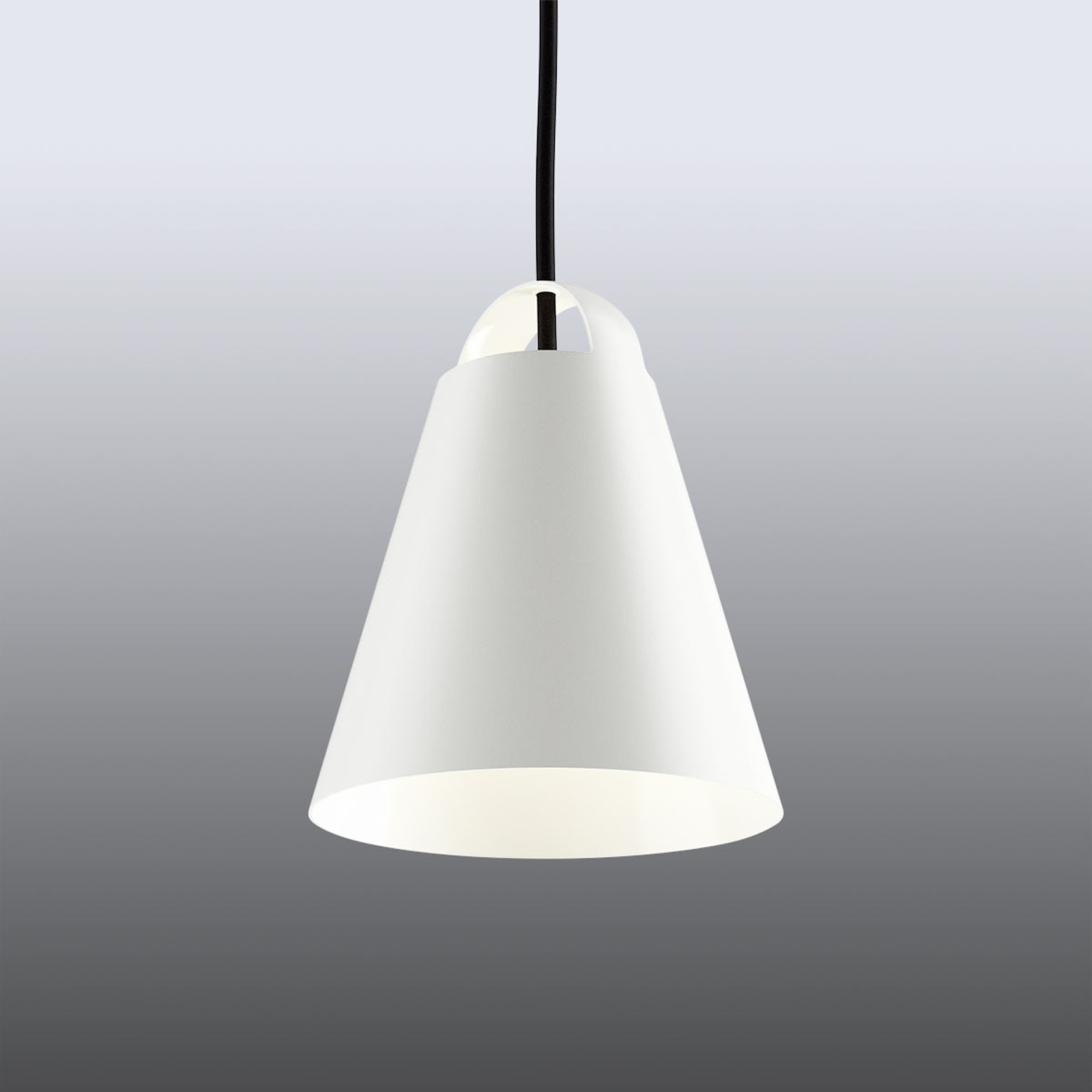 Louis Poulsen Above lampa wisząca, biała, 17,5 cm